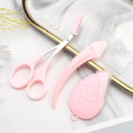 Eyebrow Trimmer Makeup Tools Stainless Steel Eyebrow Scissors with Comb Hair Removal Shaver Eyebrows Shaping Makeup tools - Image 2