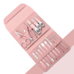 Supplier Pink With Leather Nail Clippers Nail Clipper Nail Clippers Beauty Tools Beauty Makeup Tools - Image 2
