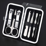 7pcs Professional Manicure Set Pedicure Knife Toe Nail Clipper Cuticle Dead Skin Remover Kit Stainless Steel - Image 2