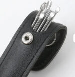Earwax Removal Kit Ear Wax Remover Ear Cleaner Tool With Leather Earpick Set with Leather Bag - Image 2